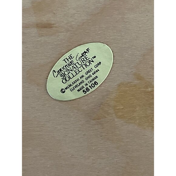 Vintage 1986 Christine Graf Signature Collection Wooden Box – American Greetings - Picture 5 of 6